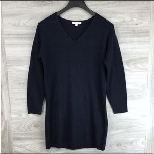 MADEWELL Relaxed Navy Blue Sweater Dress size S
